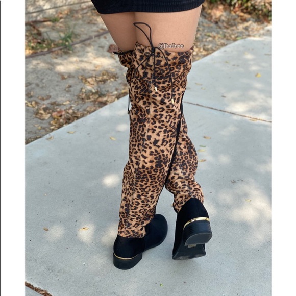 Two toned leopard otk boot - Picture 5 of 6